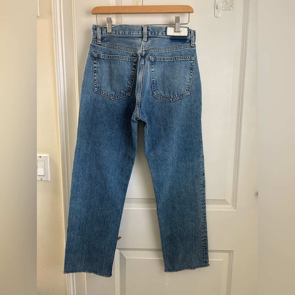 Re/Done 70’s Stove Pipe Ankle Jeans - Picture 4 of 7